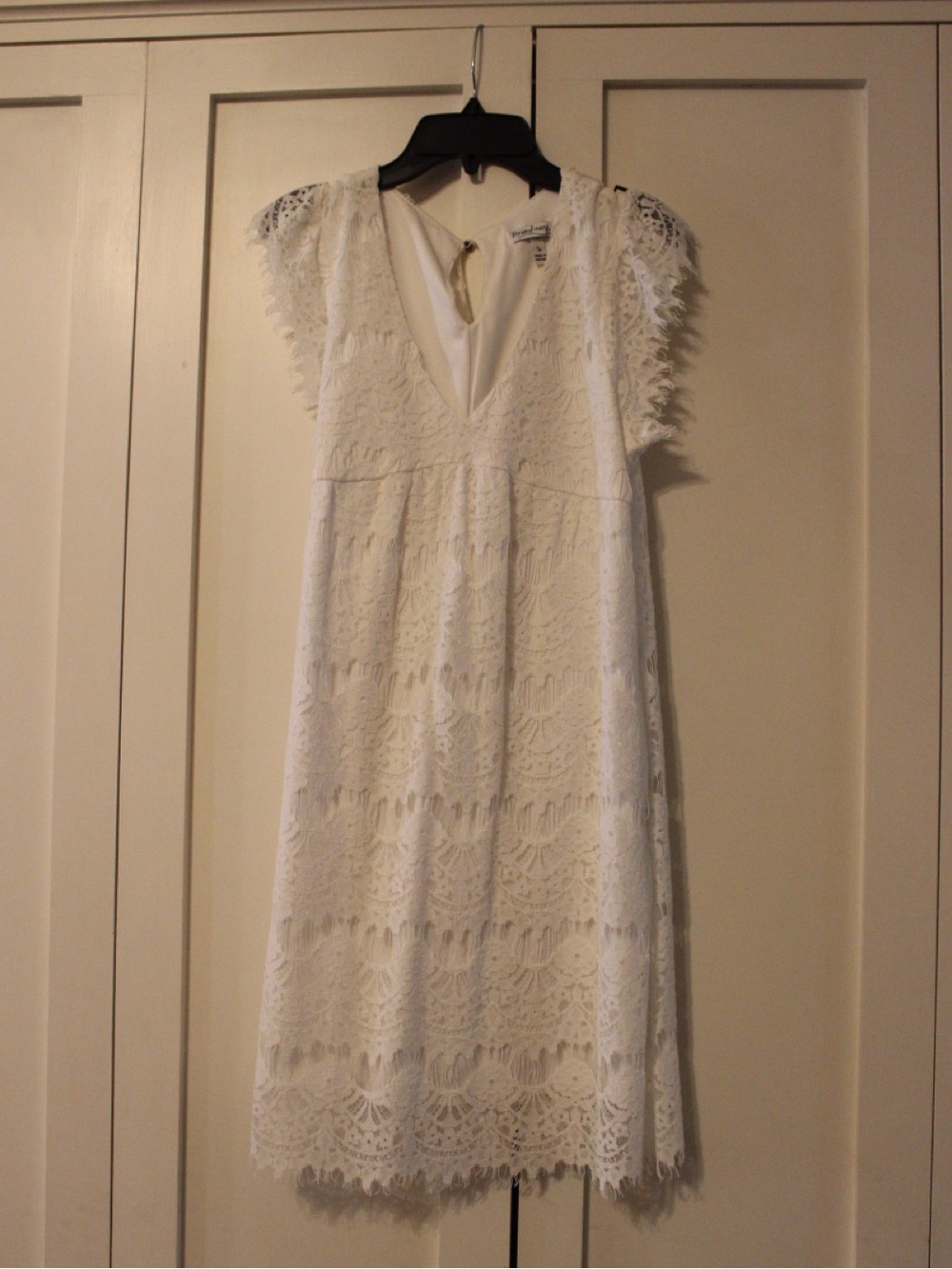 Xtraordinary White Lace Detail Sundress | Size Small